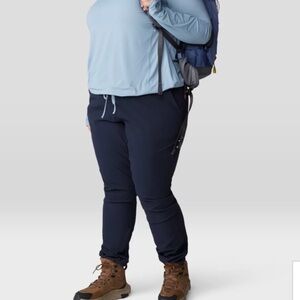 Mountain Hardwear Dynama Pants Navy blue Size Plus 3X Regular